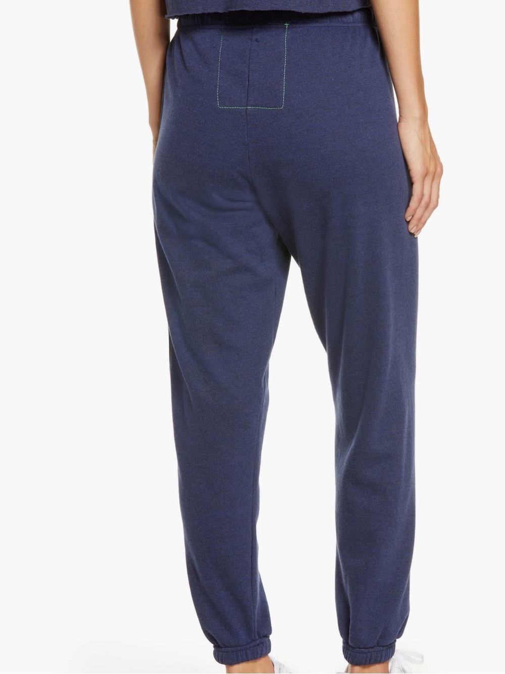 Aviator Nation Women’s Navy Track Joggers with Rainbow Side Stripes Size Medium - Picture 2 of 10